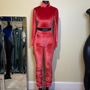 Red Velvet Women's Jumpsuit
